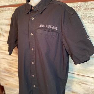 Men’s short sleeve Harley Davidson button up